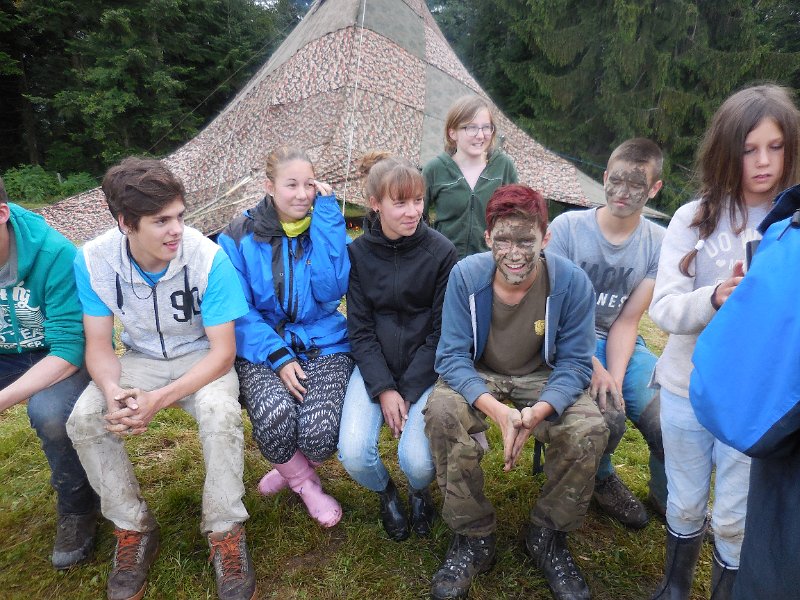 DSCN1171.JPG - Die Leiter bereit bei den Coiffeusen